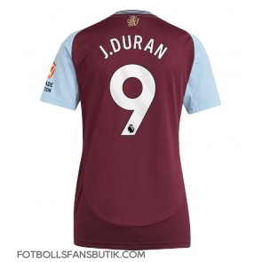 Aston Villa Jhon Duran #9 Replika Hemmatröja Damer 2024-25 Kortärmad